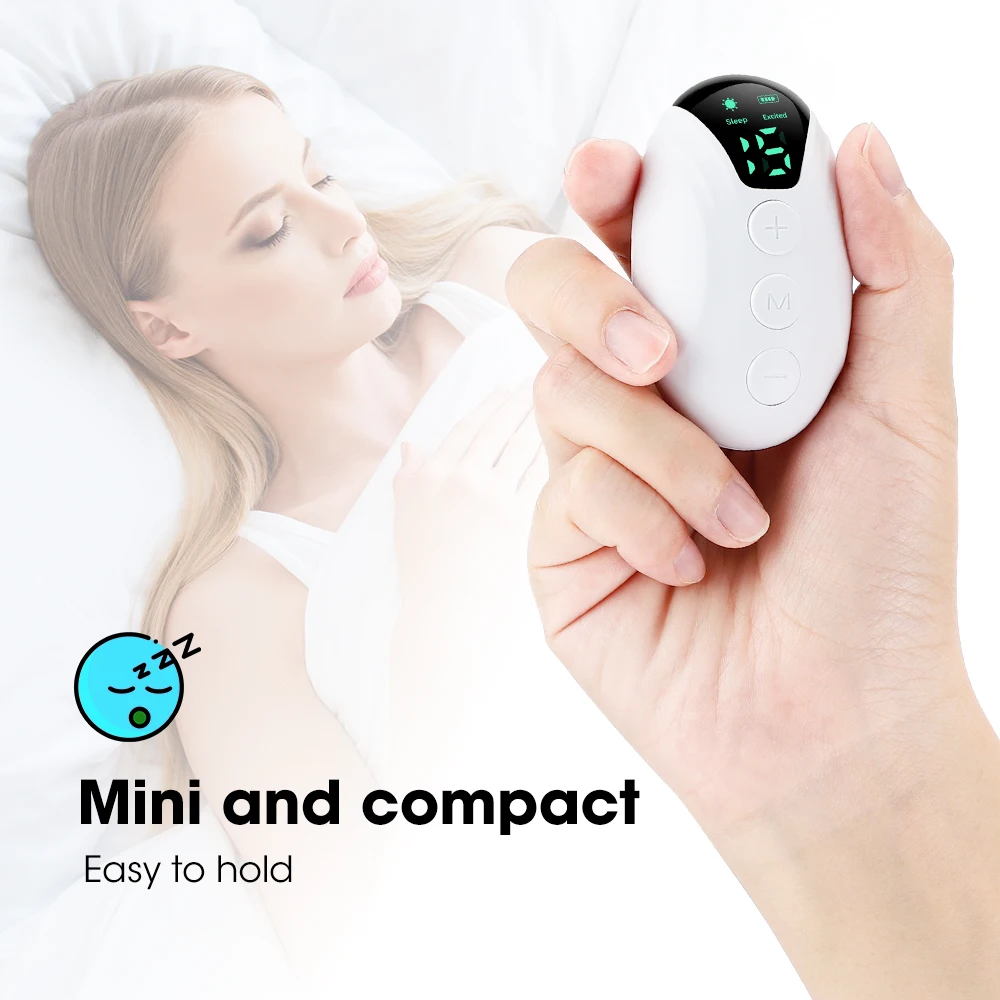 SnoozeHarmony( Handheld CES Sleep Aid Microcurrent EMS Pulse Device Hypnosis Insomnia Mental Stress Pressure Relief Anxiety Eliminat Relax) - Image 6